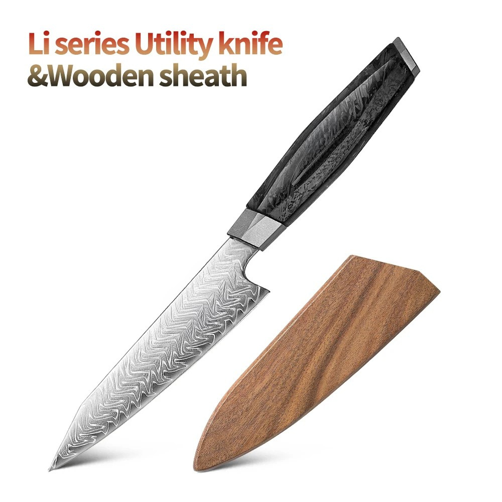 High Hardness 145-Layer Damascus Steel Kitchen Knife