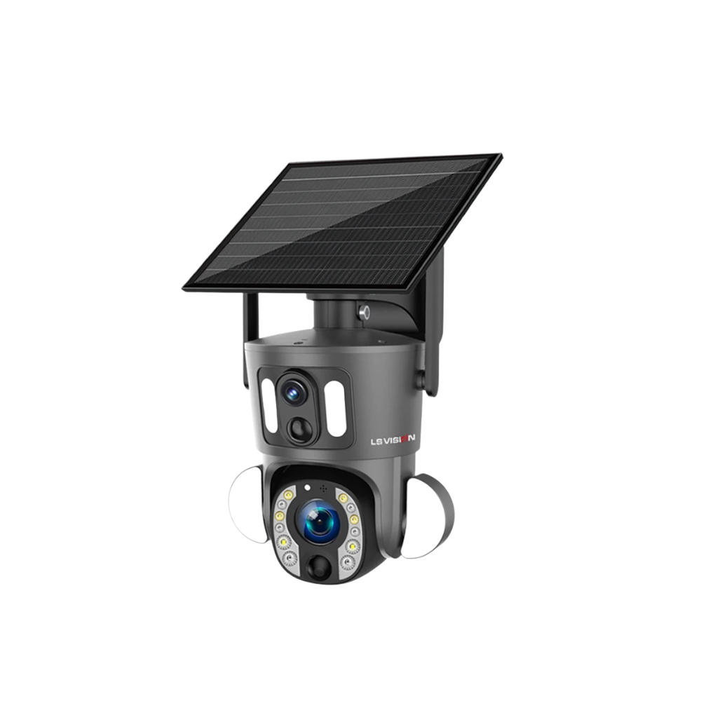 Outdoor Smart Camera with Dual Lens and Auto Tracking
