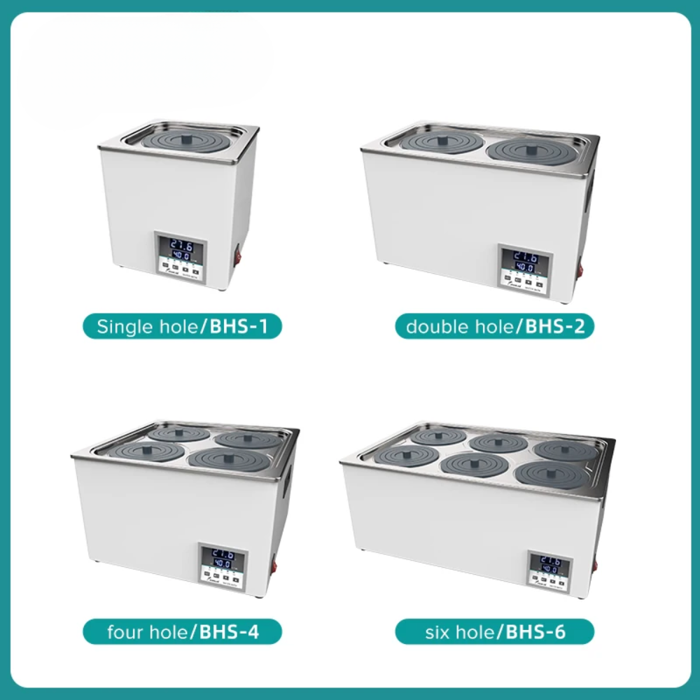 Digital Thermostatic Water Bath with Adjustable Temp – 1-Hole Lab Heating Unit