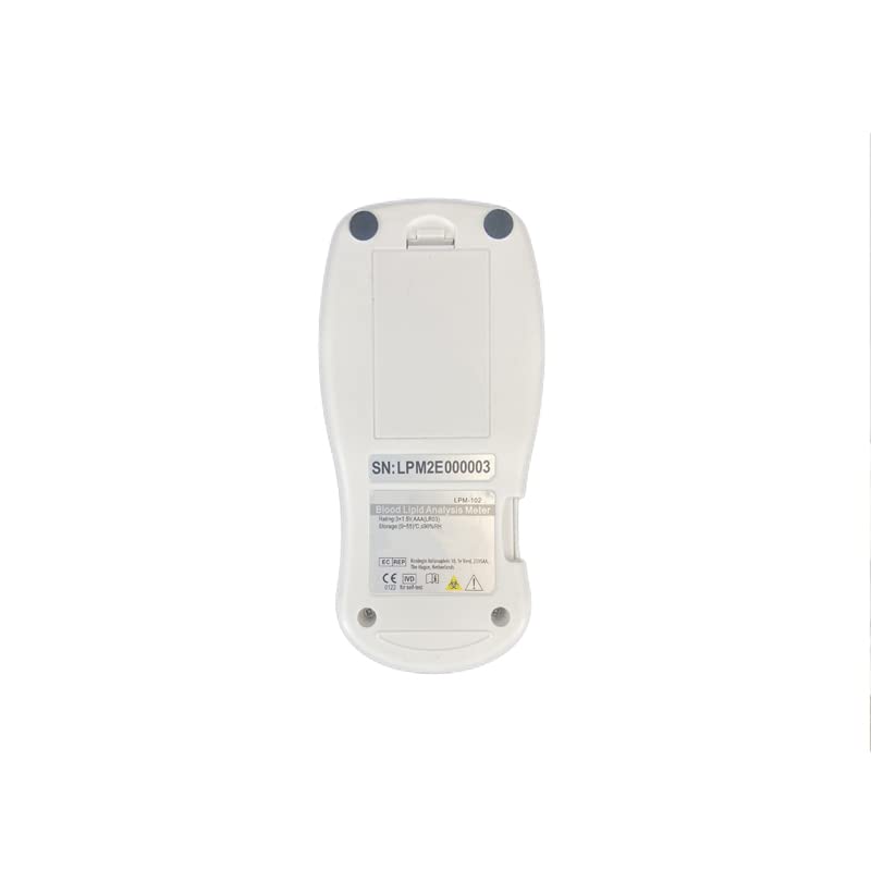 Home Blood Lipid Test Kit with Lancing Device & Carry Case – TC, HDL & LDL Monitoring