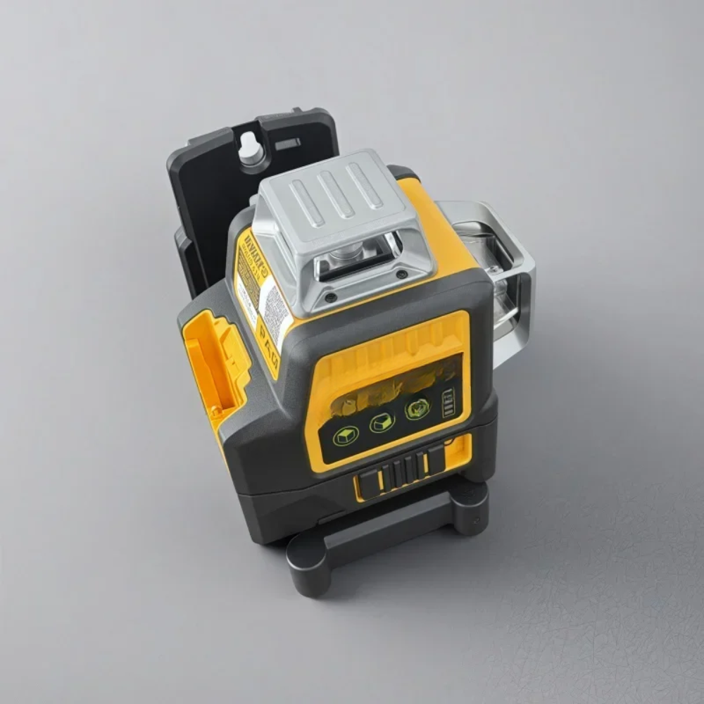 Rechargeable 360° Green Laser Level 12-Line with Battery, Charger & Carry Case