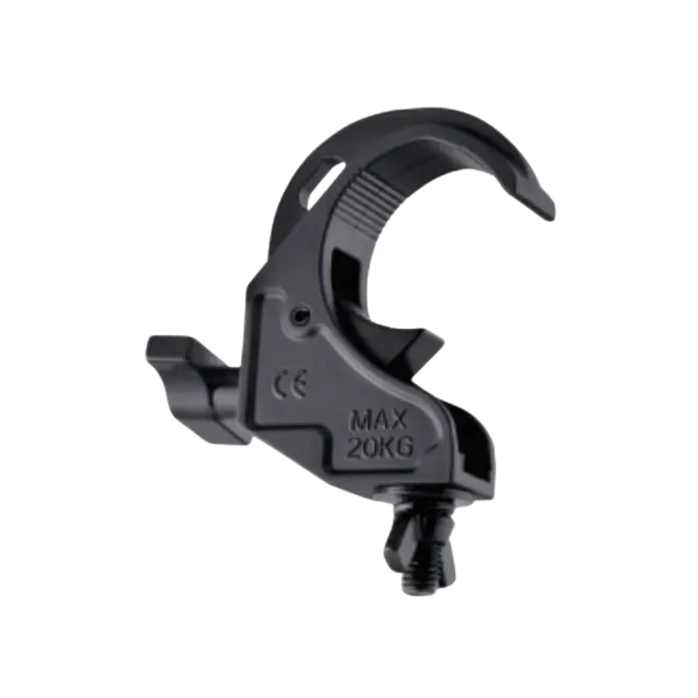 20-Pack Quick Snap Stage Lighting Clamps for 48–51mm Tubes, 20kg Load Capacity