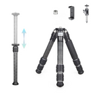 Compact Travel Tripod Set with D28 Ballhead and Arm