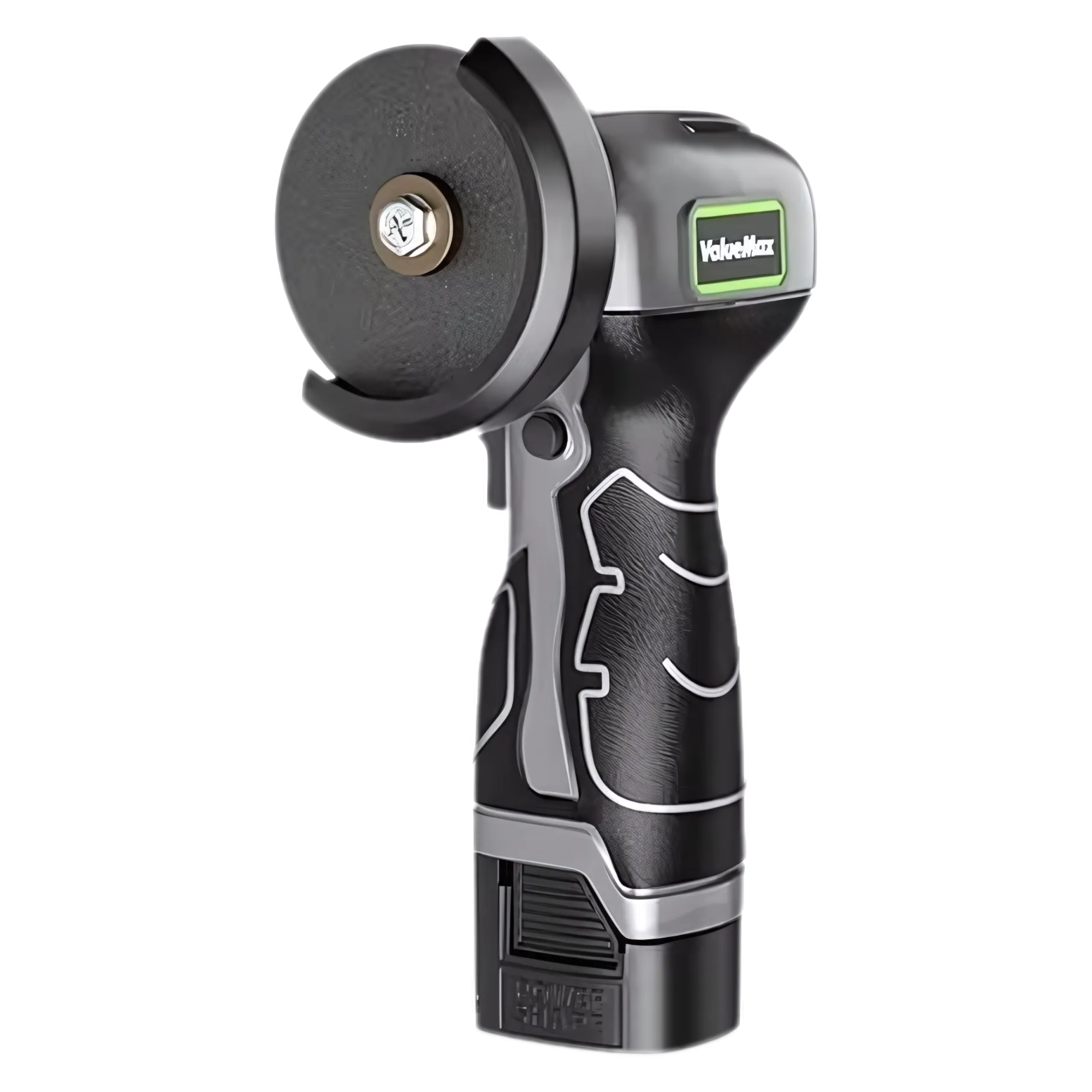 16.8V Cordless Angle Grinder Black with Battery