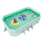 Portable XL Swimming Pool Easy Setup, Inflatable & Foldable Design for Outdoor Use