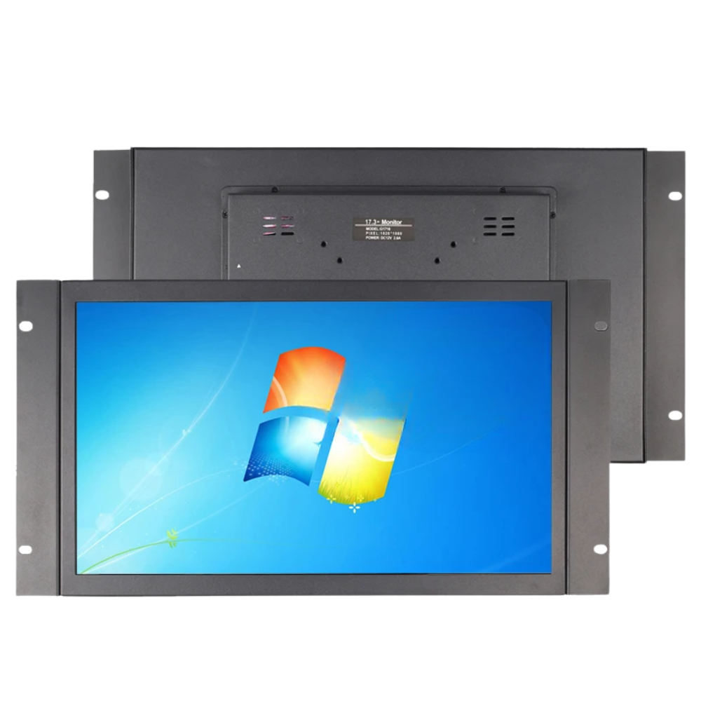 17-Inch Resistive Touch Monitor – Industrial Display with USB & HDMI Inputs