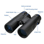 10x42 Waterproof HD Binoculars with BAK4 Prism for Outdoors