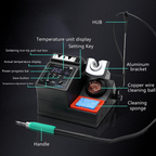 Multi-Handle Soldering Station for Electronics Repair