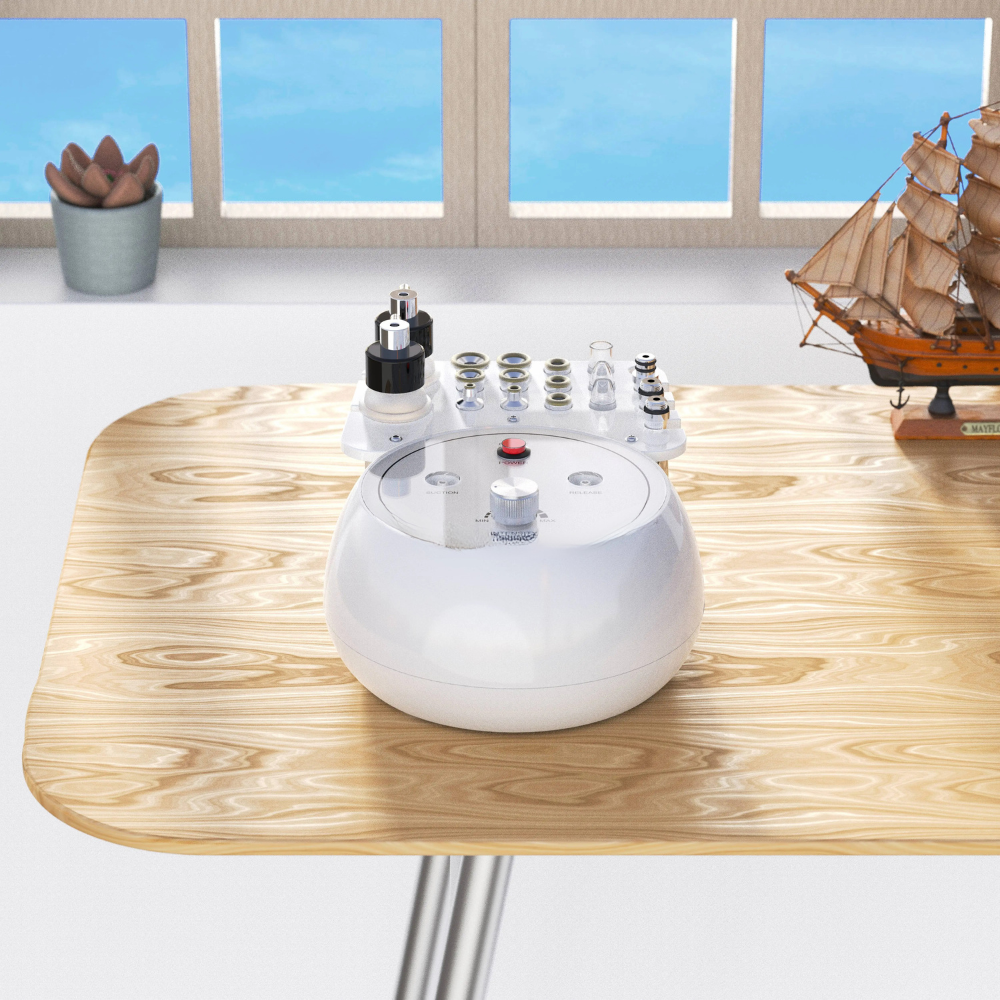 Home Spa Microdermabrasion Machine 3-in-1 Exfoliation & Vacuum Therapy