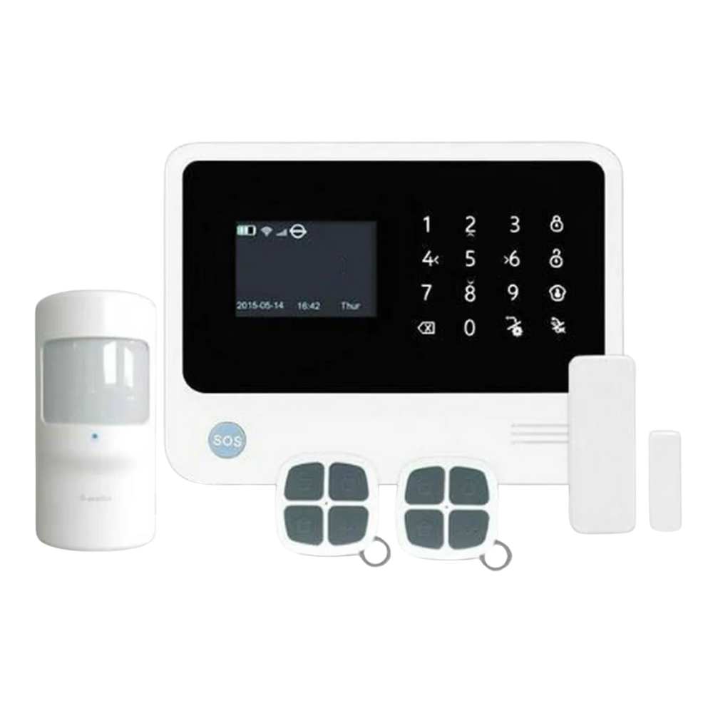 Wireless GSM WiFi Home Alarm System with APP Remote Control and Door/Window Sensor