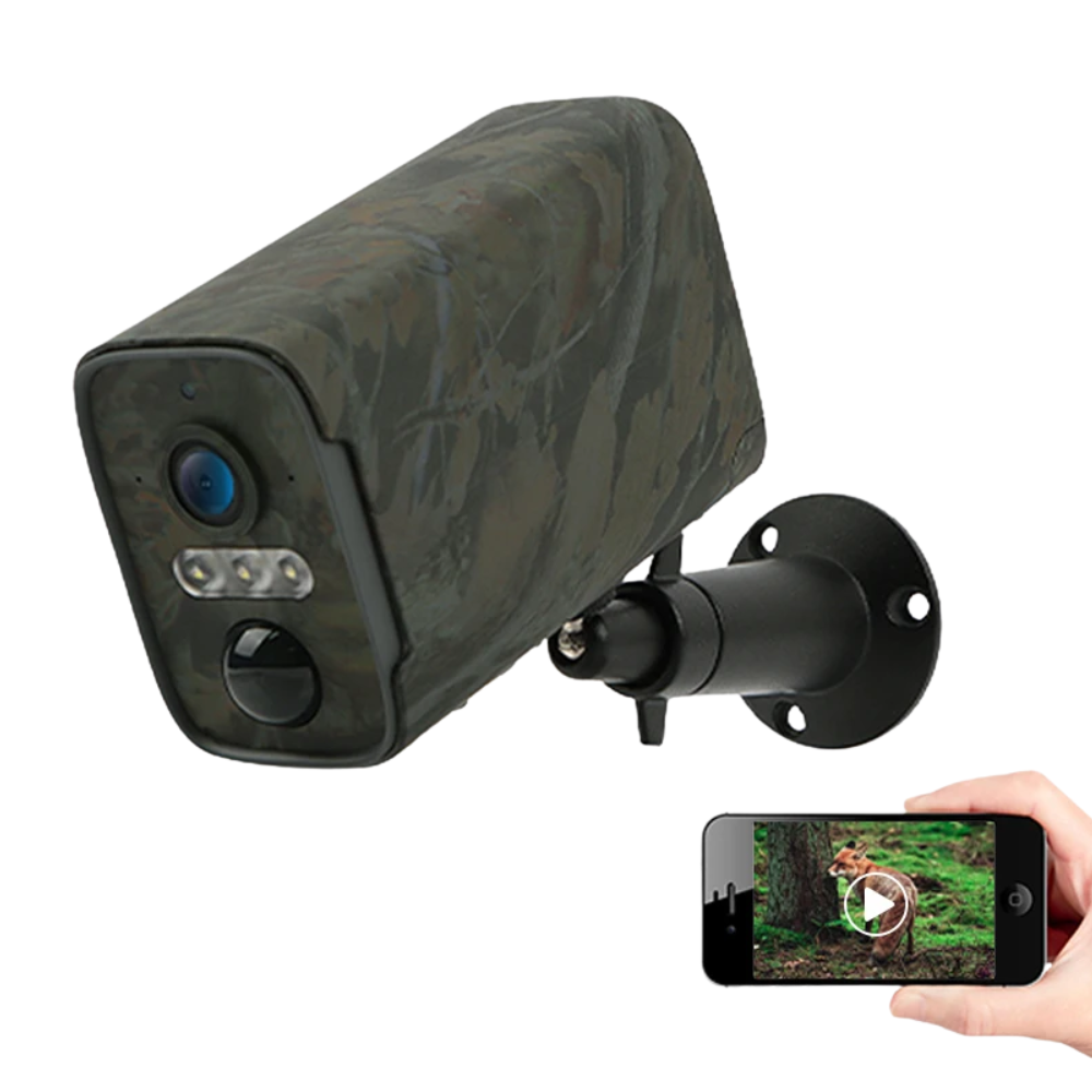 Outdoor 4MP Hunting Camera with Night Vision and Audio
