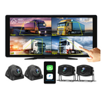 10.36" Truck DVR with 4x 1080p Cameras & CarPlay
