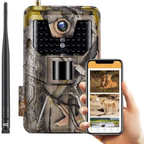 Outdoor Wildlife Camera with Live APP View, 30MP, 4K Video and 20m Night Vision