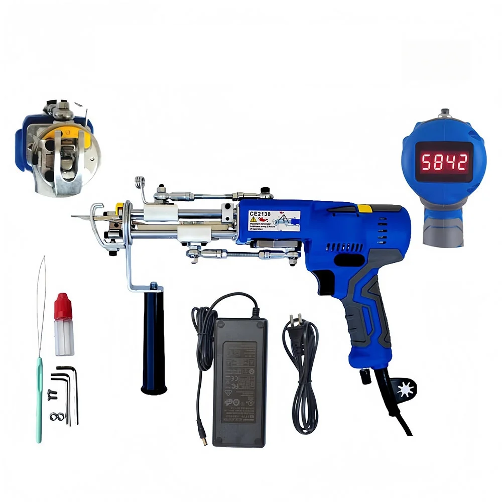 2-in-1 Electric Tufting Gun for Cut and Loop Pile