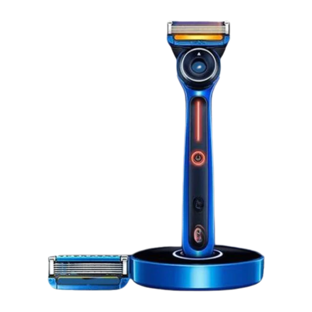 Cordless Heated Razor with 5 Nanotech Blades and Travel Case Bugatti Edition