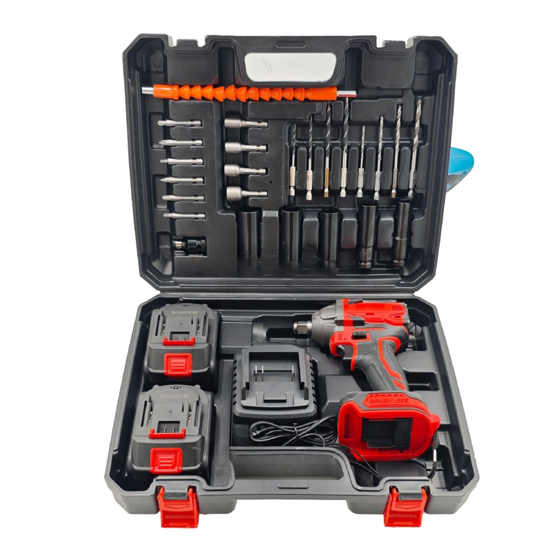 Cordless Electric Impact Wrench with Brushless Motor and 250Nm Maximum Torque