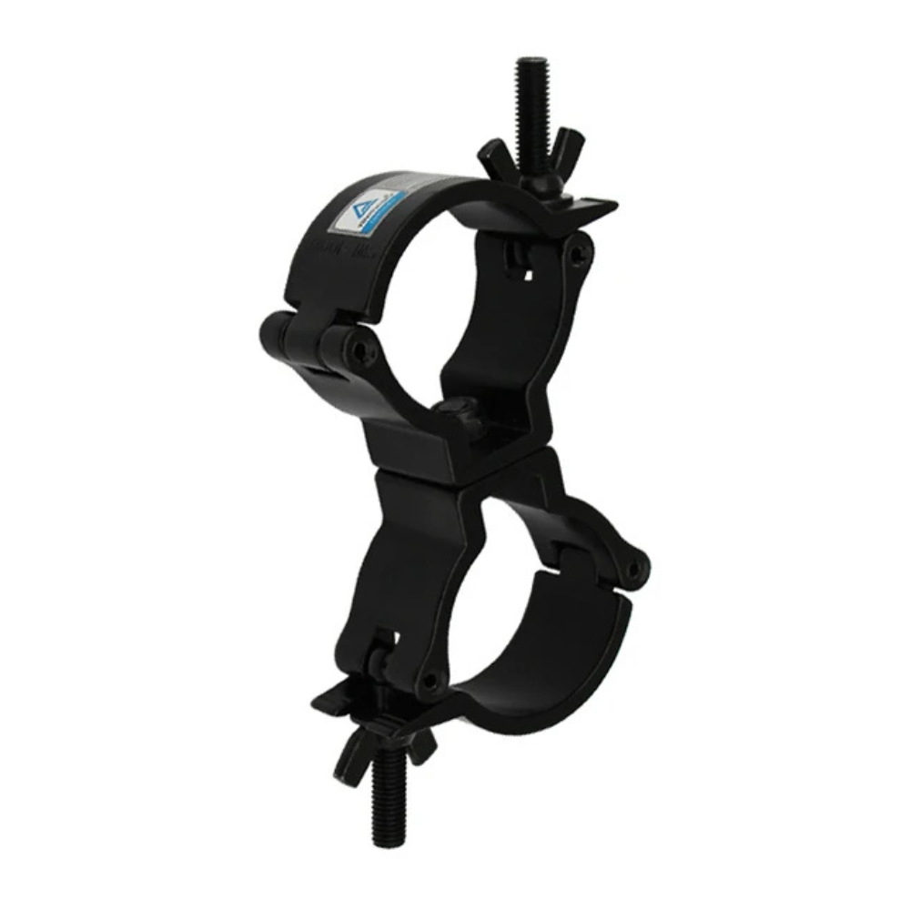 20-Pack Aluminum Truss Clamps with 360° Swivel for Stage Lighting, 48–51mm Tubes, 100kg Load