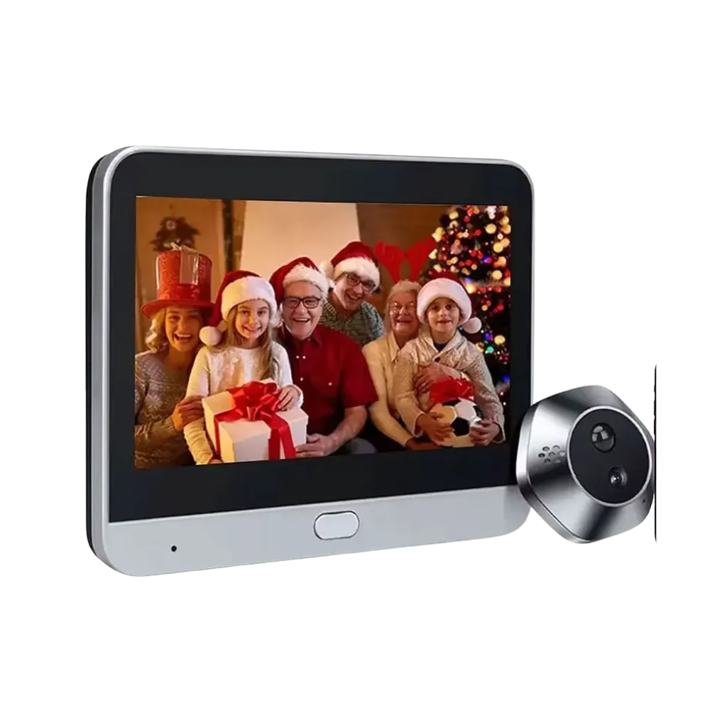1080p Wireless Peephole Door Viewer with 64GB TF Card