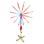 2.5M LED Starburst Firework Garland Smart RGB Lights with 18 Modes for Indoor/Outdoor Use