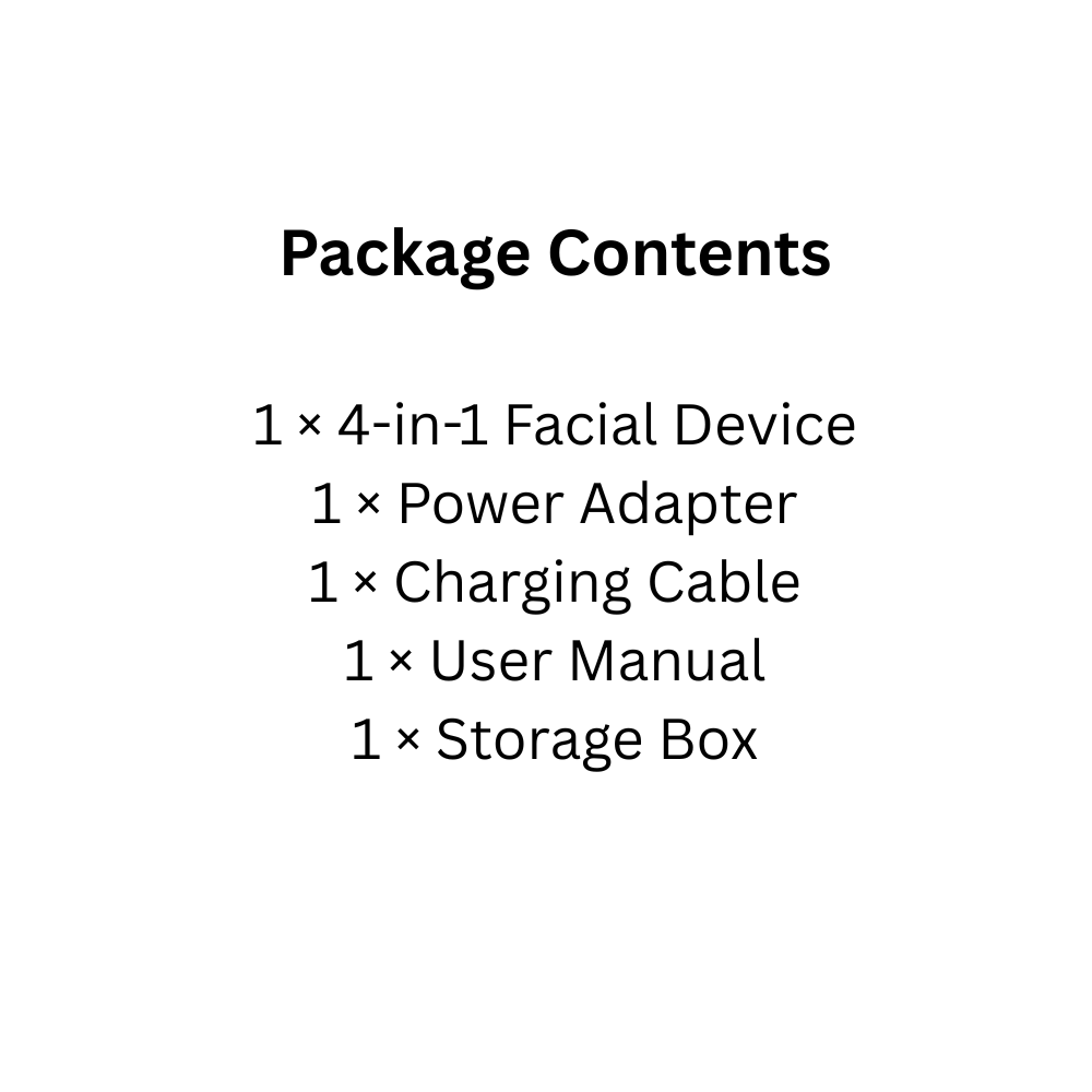 Facial Toning Tool with 4 Modes – HIFU, LED Therapy, EMS & Pulse Heat Technology