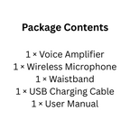 18W Waterproof Bluetooth Voice Amplifier with Wireless Mic and Power Bank Function