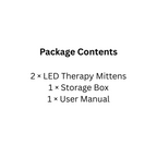 2-in-1 LED Hand Therapy Gloves Dual-Sided Red Light for Circulation & Pain Relief