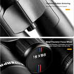 15x56 ED High-Powered Binoculars with Tripod Mount and Clear Low-Light Performance