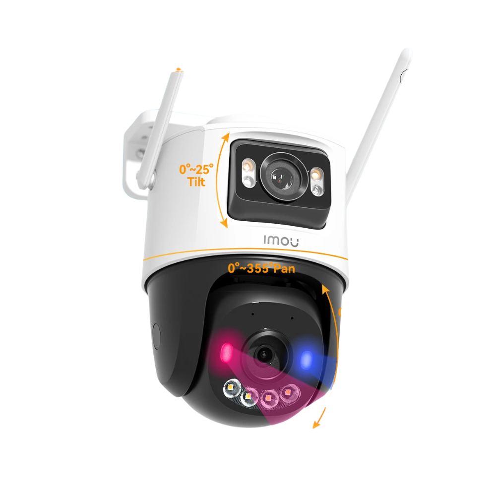 10MP Outdoor Wi-Fi Camera with AI Vehicle and Human Detection
