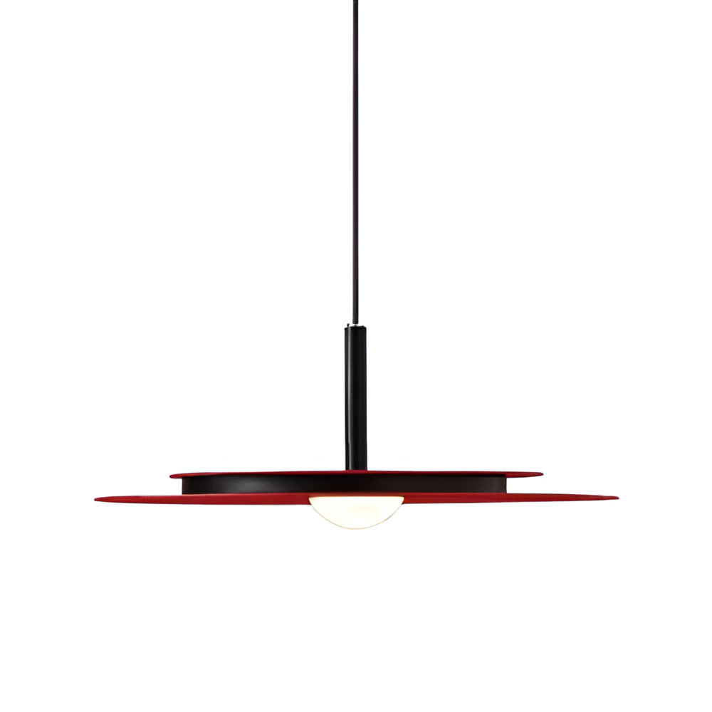 Designer Red Hanging LED Pendant Light for Dining Room