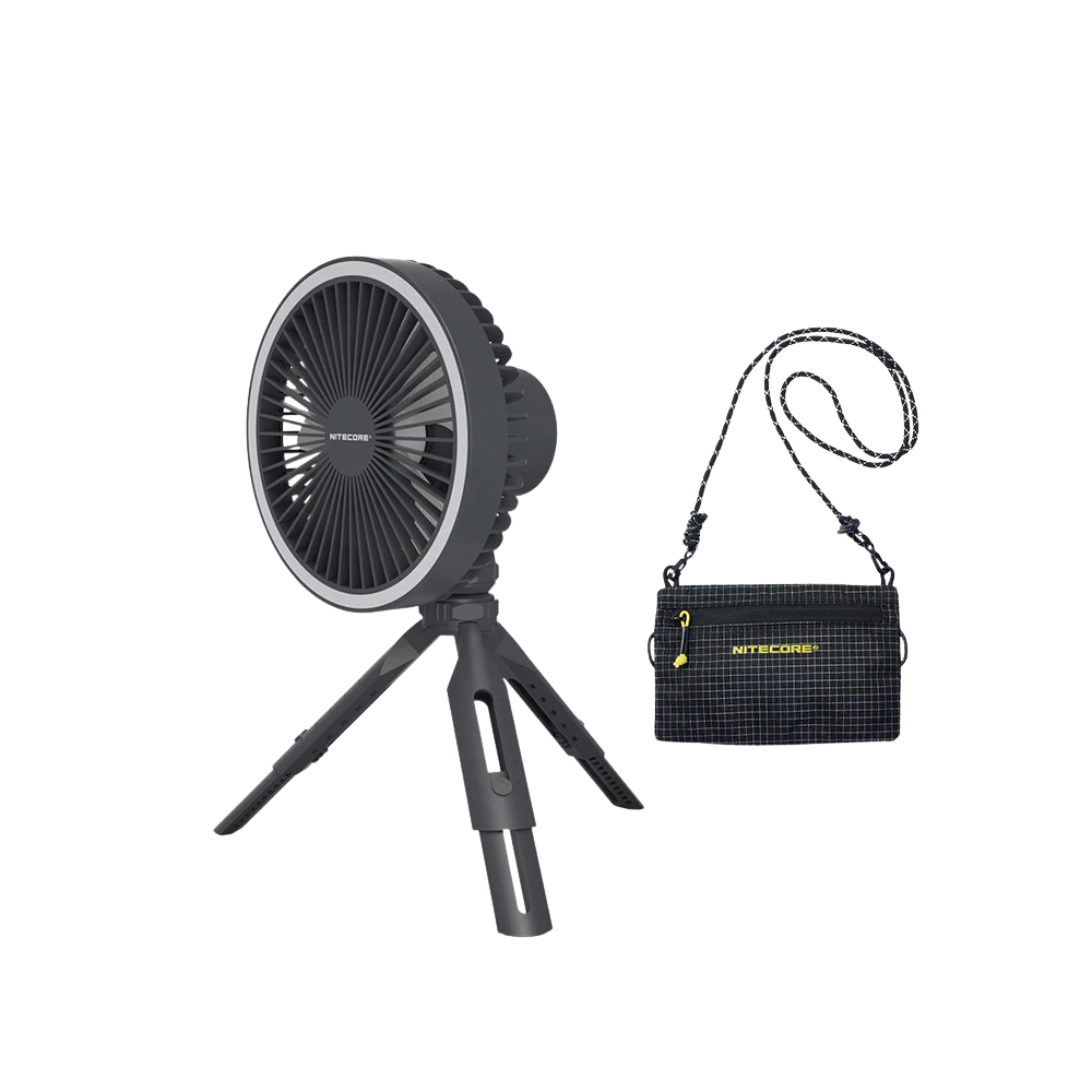 Multifunction Outdoor Fan Light with Hook, Tripod & 10000mAh Power Bank – with NPP01