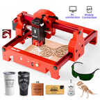 2-in-1 Laser Engraver with Rotary Axis and Infrared Head