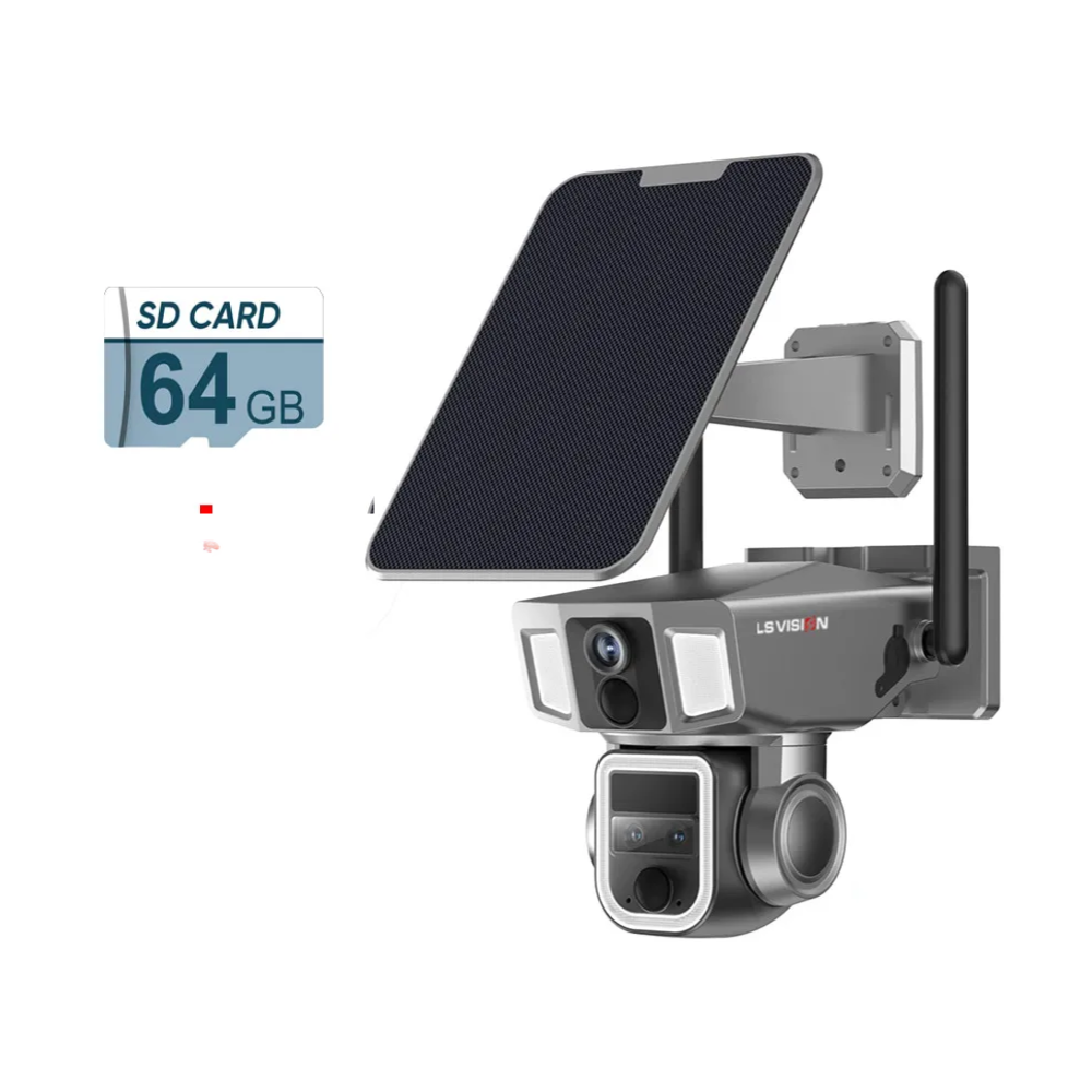 4G & WiFi Outdoor Solar Camera with Auto Tracking
