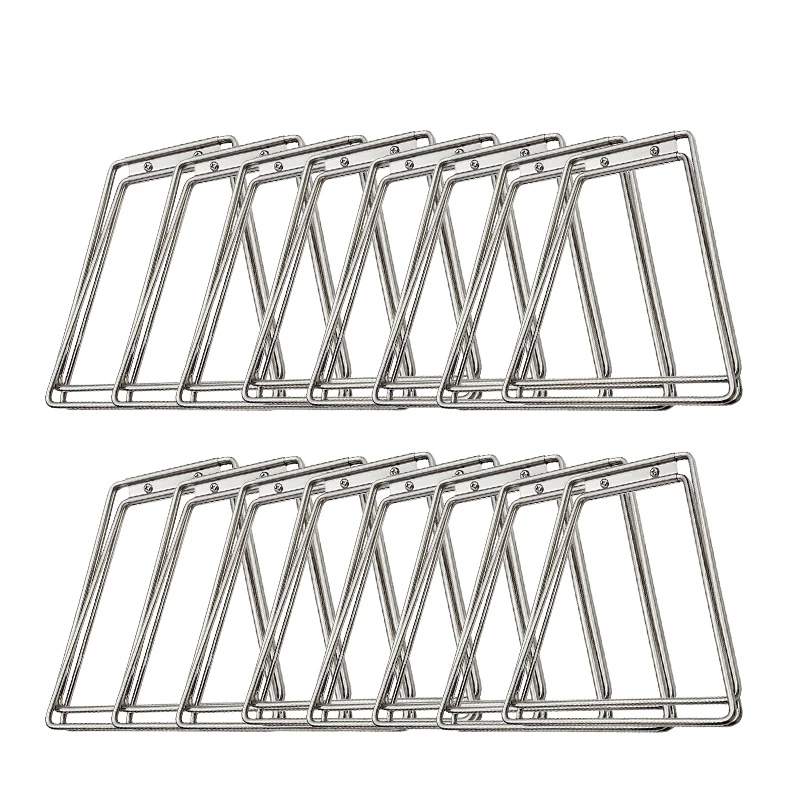 16PCS Portable Stainless Steel Outdoor Cooler Stand for Camping