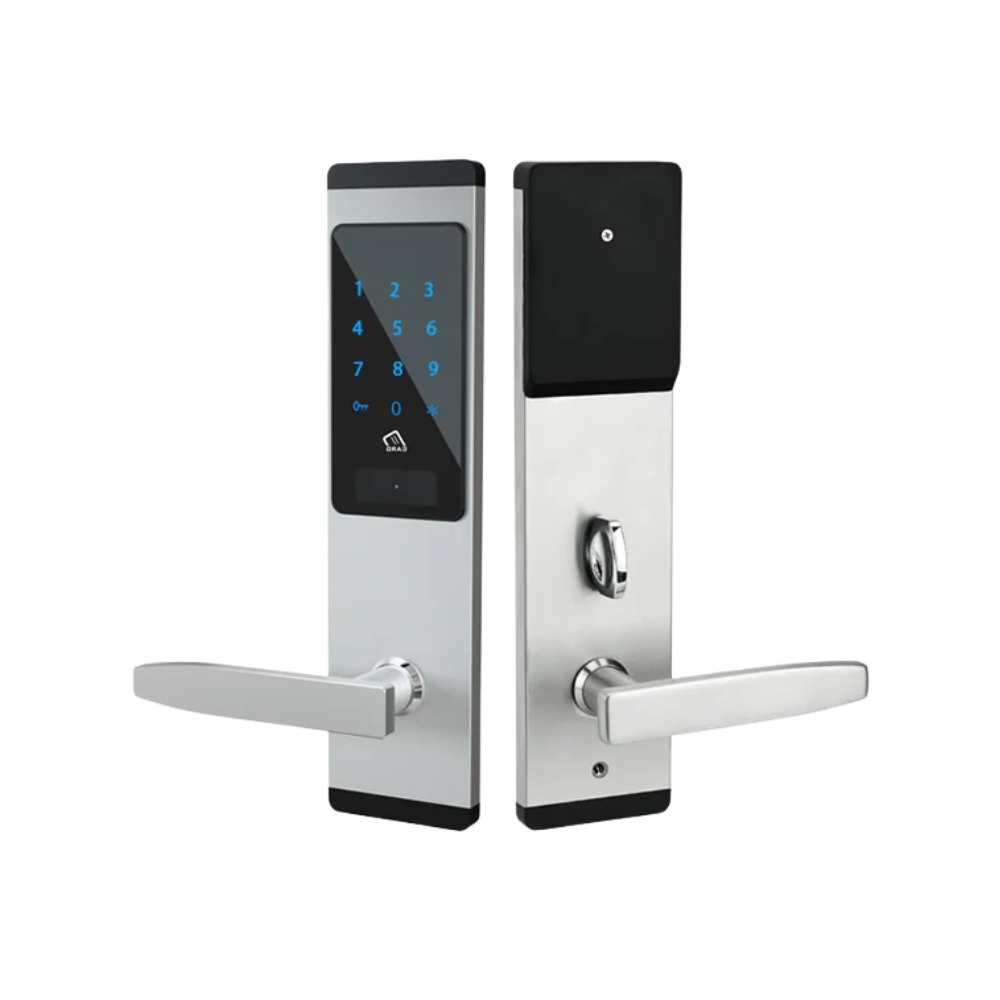 Electronic Digital Door Lock with App Control, NFC, IC Card & Mechanical Key Options