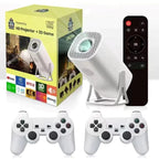 Compact Home Theater Projector with 150 Lumen Display Android 11 Wireless Streaming Support White