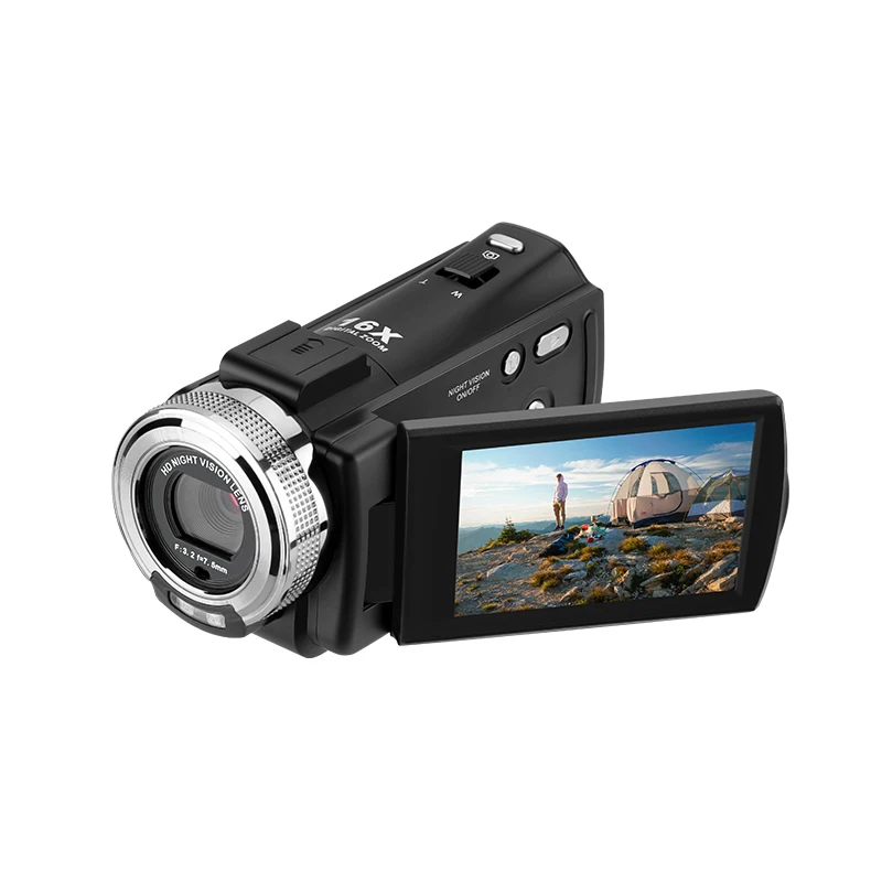 1080P HD Camcorder with Night Vision and Touch Screen