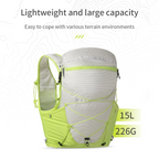 15L Outdoor Hydration-Ready Backpack for Running, Hiking and Trekking