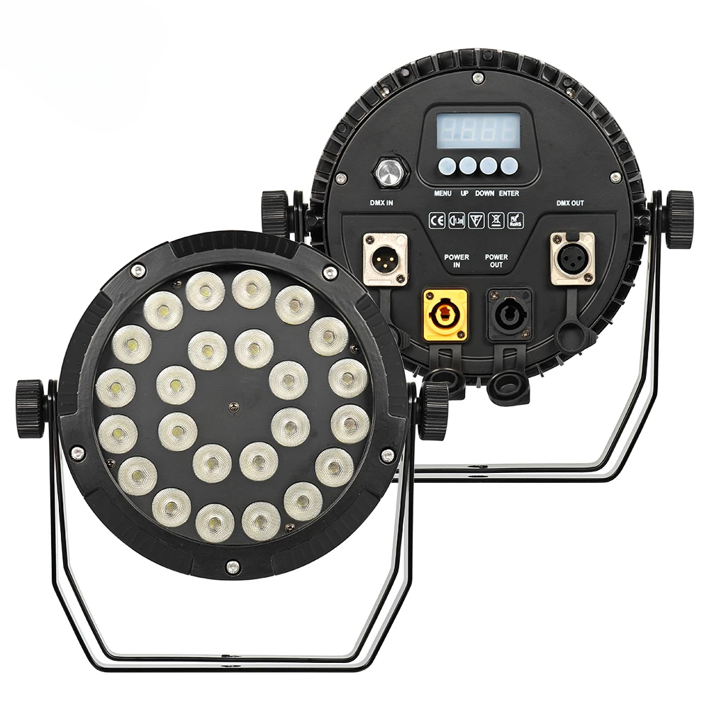 Professional DMX LED Par Light with RGBWA UV Effects for Outdoor Events