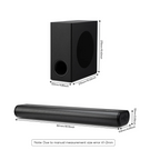 2.1 Bluetooth Soundbar with Subwoofer and HDMI Input