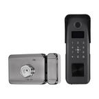 Smart Electronic Door Lock with Fingerprint, Code, Key & Card Entry – USB Backup & Low Battery Alert
