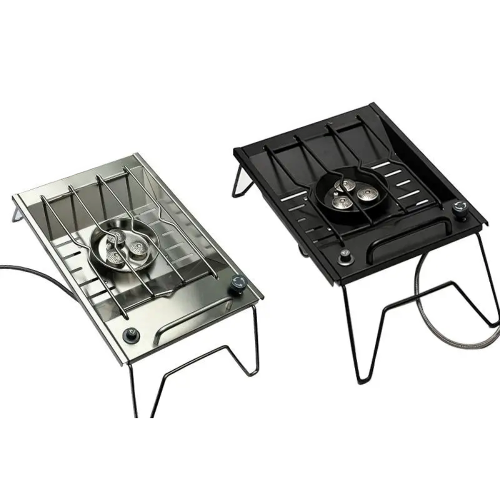 IGT-Compatible Gas Stove with Integrated Ignition for Outdoor Cooking