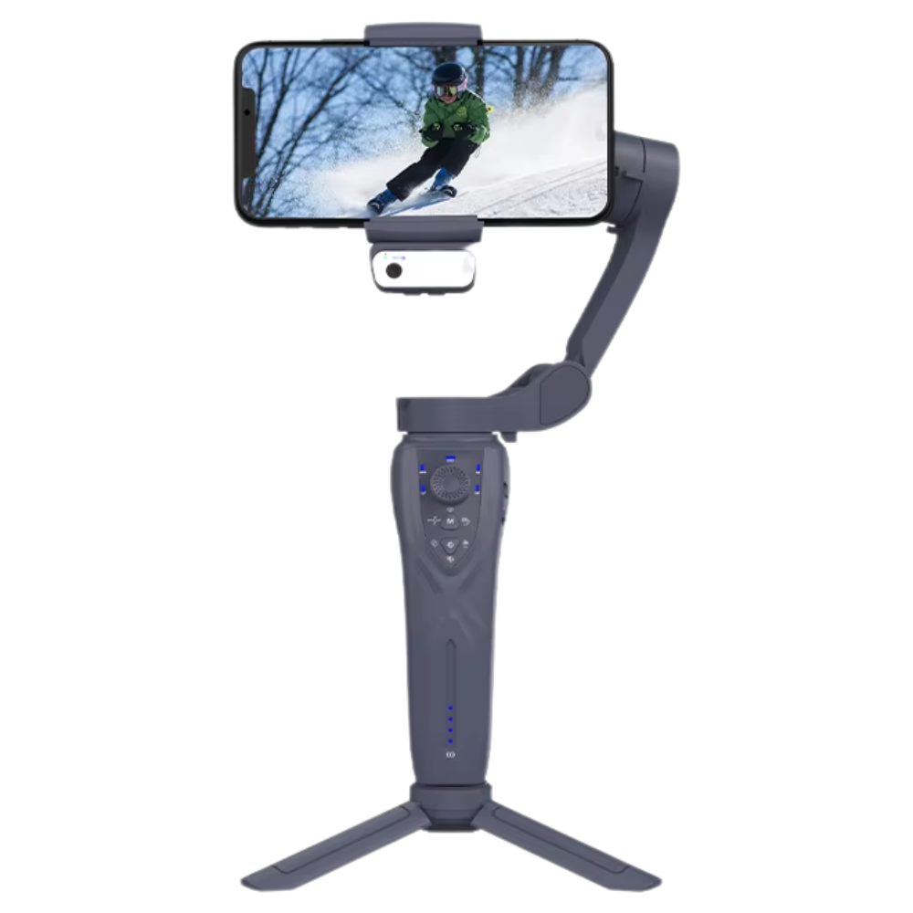 Portable 3-Axis Gimbal with Smart Face Tracking for Smartphones