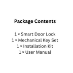 Outdoor Smart Lock with Remote, Fingerprint & Keypad Entry Reversible Handle Design