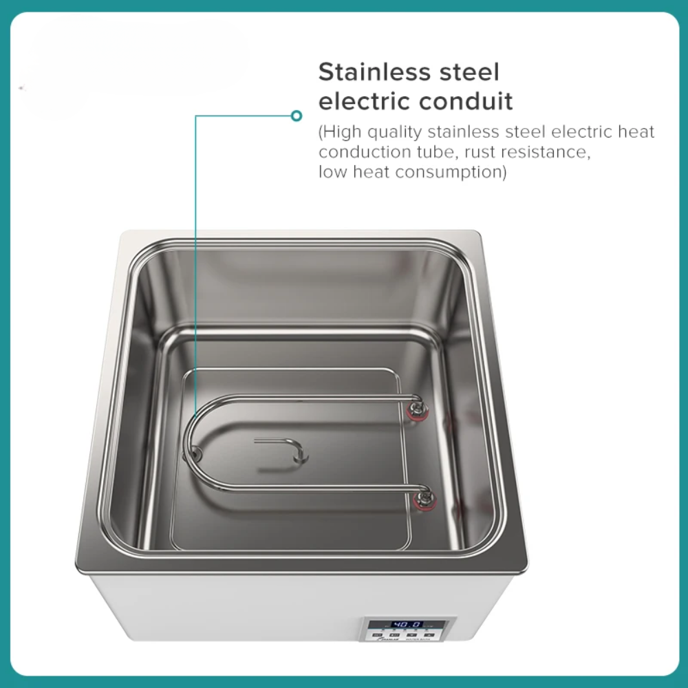 Digital Thermostatic Water Bath with Adjustable Temp – 1-Hole Lab Heating Unit