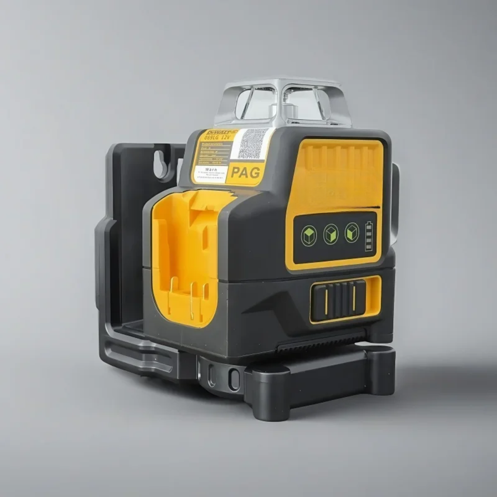 Rechargeable 360° Green Laser Level 12-Line with Battery, Charger & Carry Case