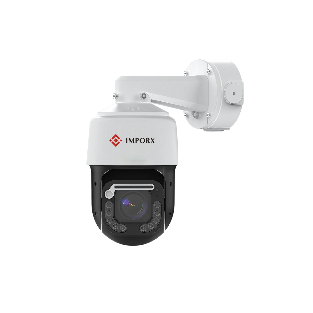 Outdoor 8MP POE PTZ Dome – Auto Tracking & Audio