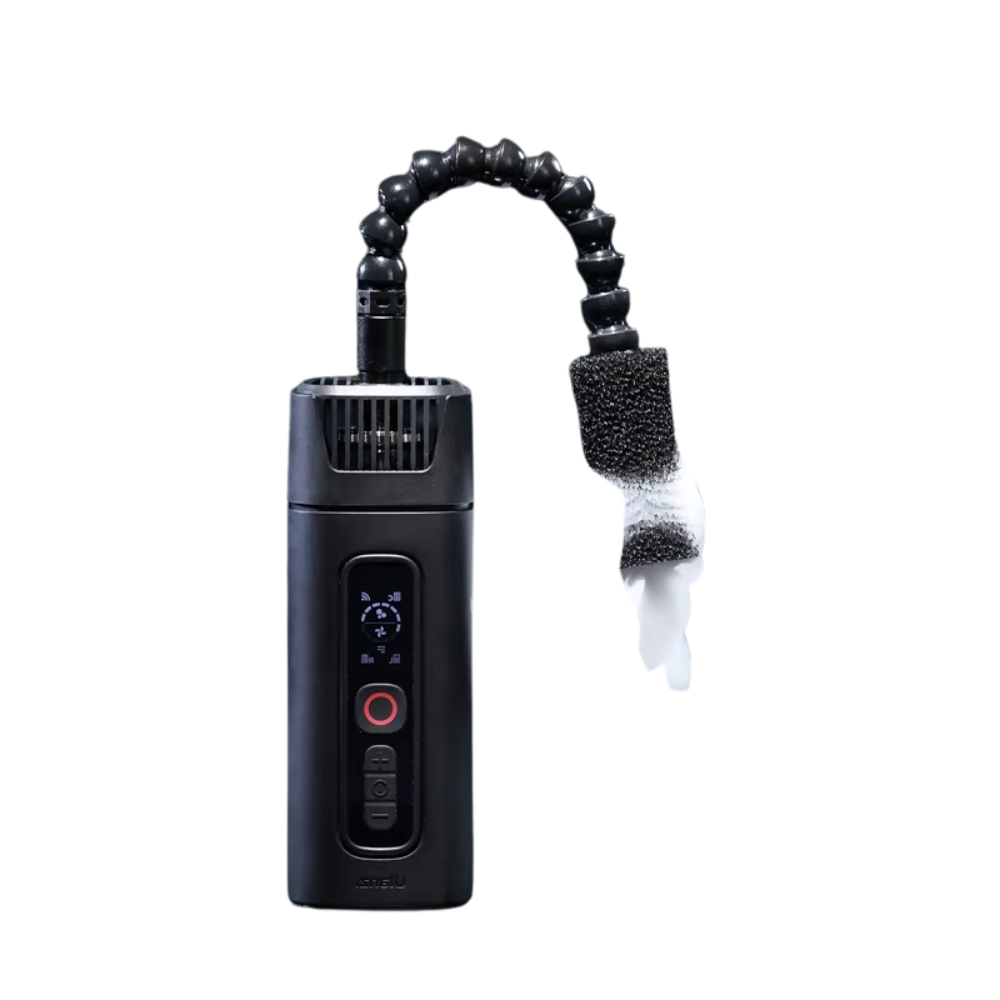 Compact 40W Cordless Fog Machine Black, Wireless Remote, for Film & Food Shoots