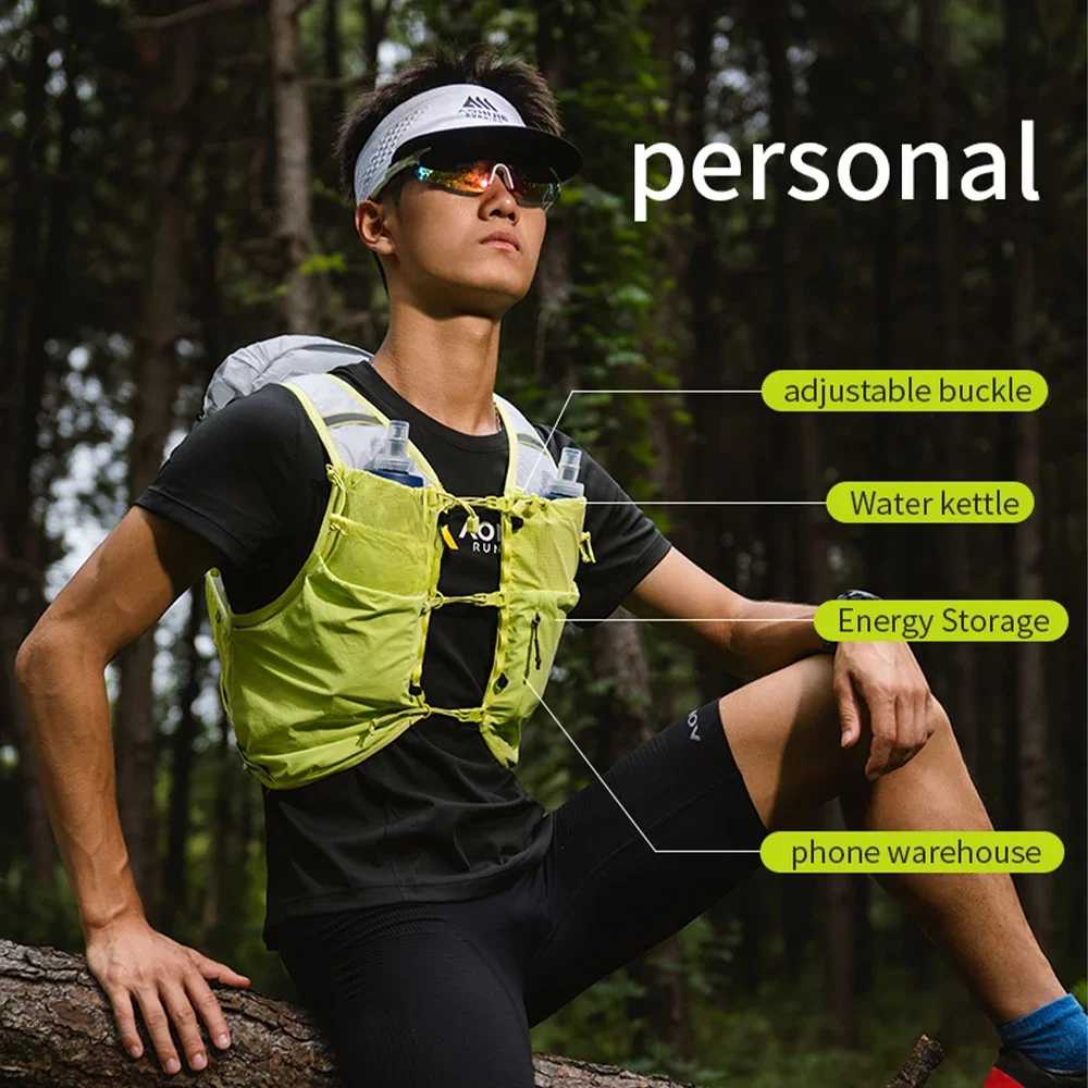 15L Outdoor Hydration-Ready Backpack for Running, Hiking and Trekking