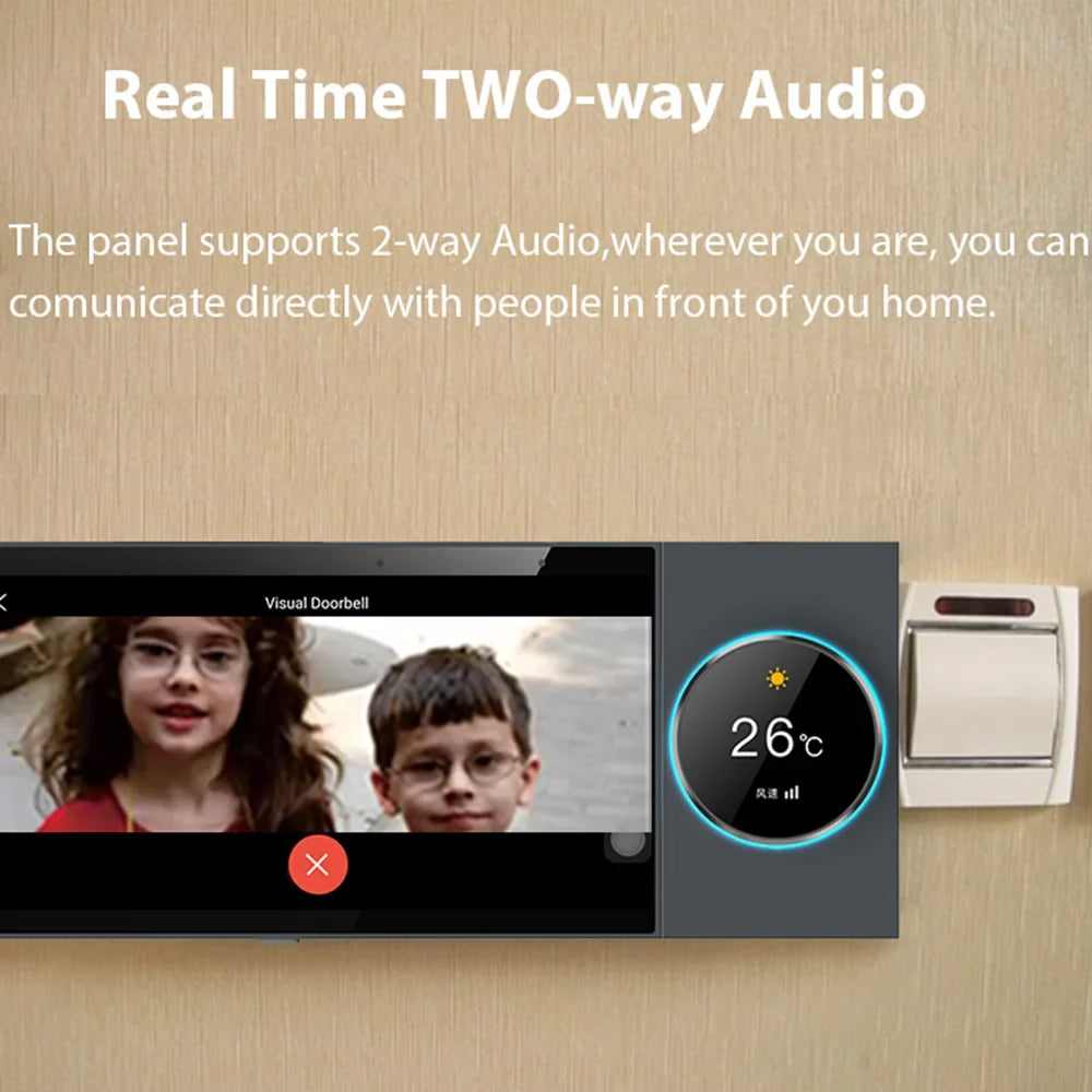 Multi-Functional WiFi Zigbee Smart Home Wall Panel