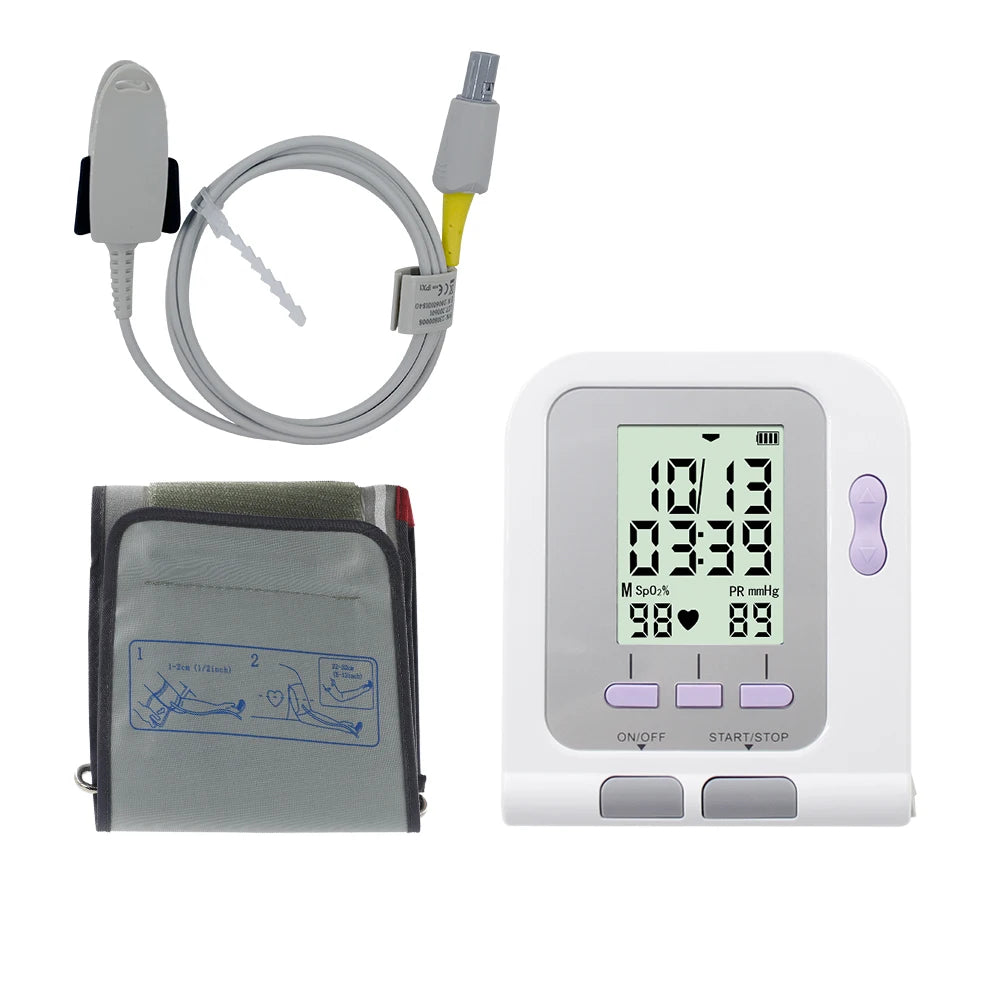 12-Lead ECG Monitor with Real-Time Recording, Touch Display & USB Data Transfer